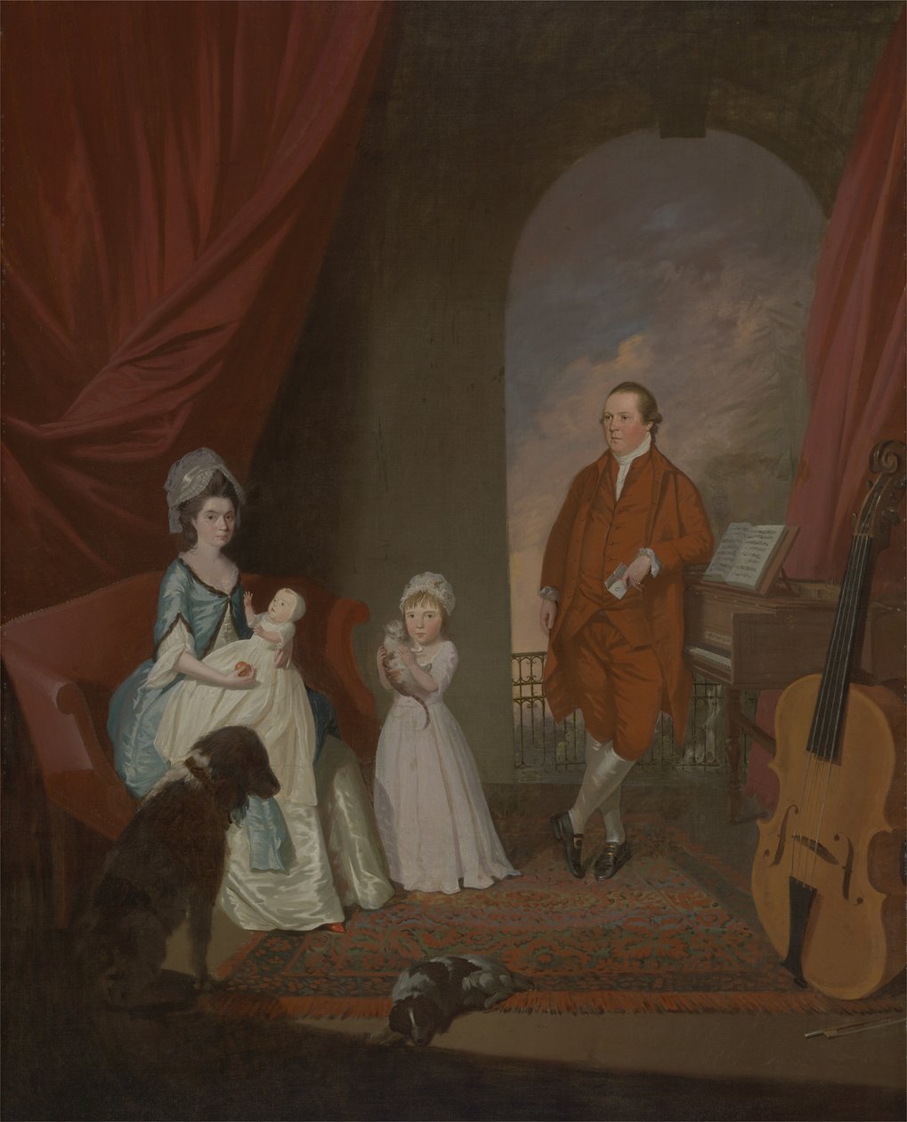 Gruppo familiare, c.1774-80 da James Millar