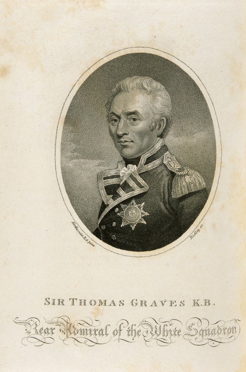 Sir Thomas Graves K.B., inciso da Ridley da James Northcote