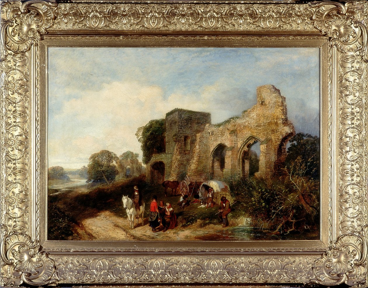 Abbazia di Easby, c.1852-1856 da James Peel