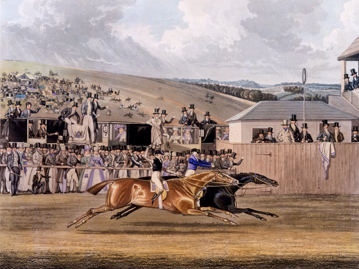 Il giorno del Derby a Epsom, 1828 da James Pollard
