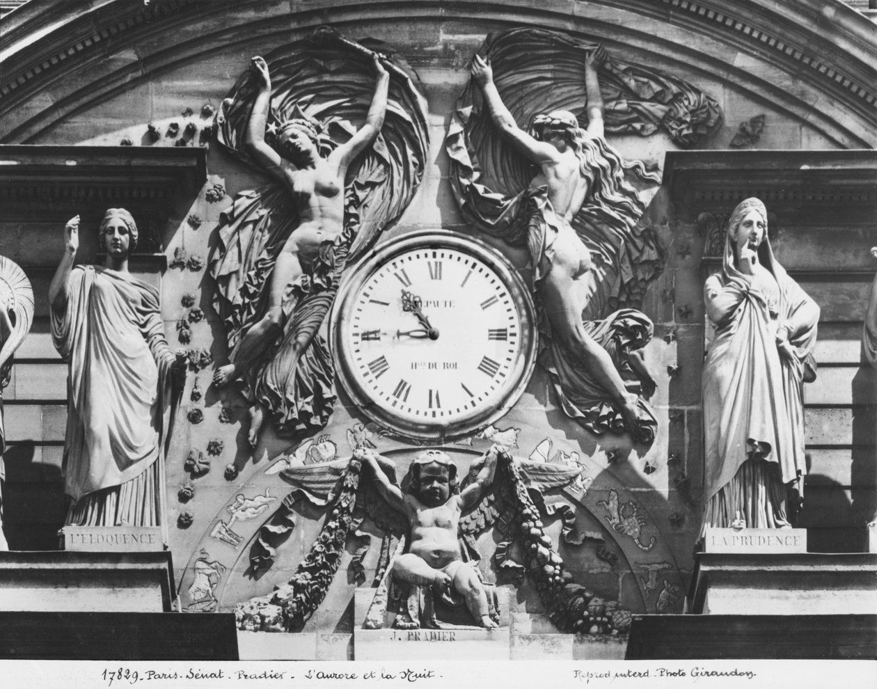 Frontone del Palais du Luxembourg, 1840 (dettaglio) da James Pradier