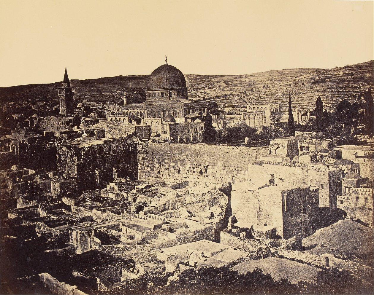 Monte Moriah e la Moschea di Omar da James Robertson
