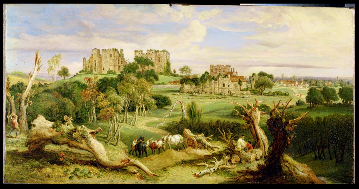 Castello di Kenilworth, Warwickshire, 1840 da James Ward