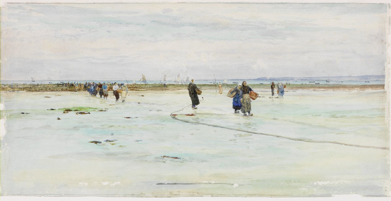 Pescatrici sulla riva da James Webb
