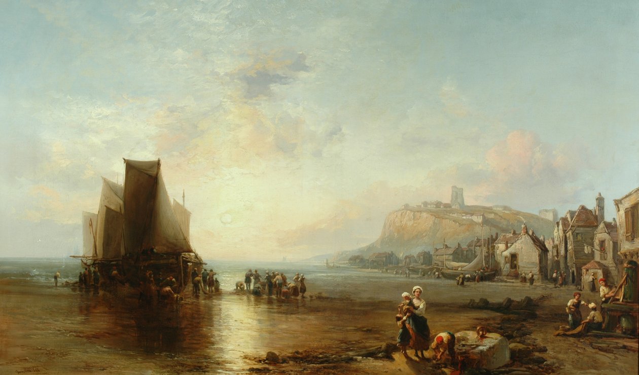 Vecchia Folkestone, 1866 da James Webb