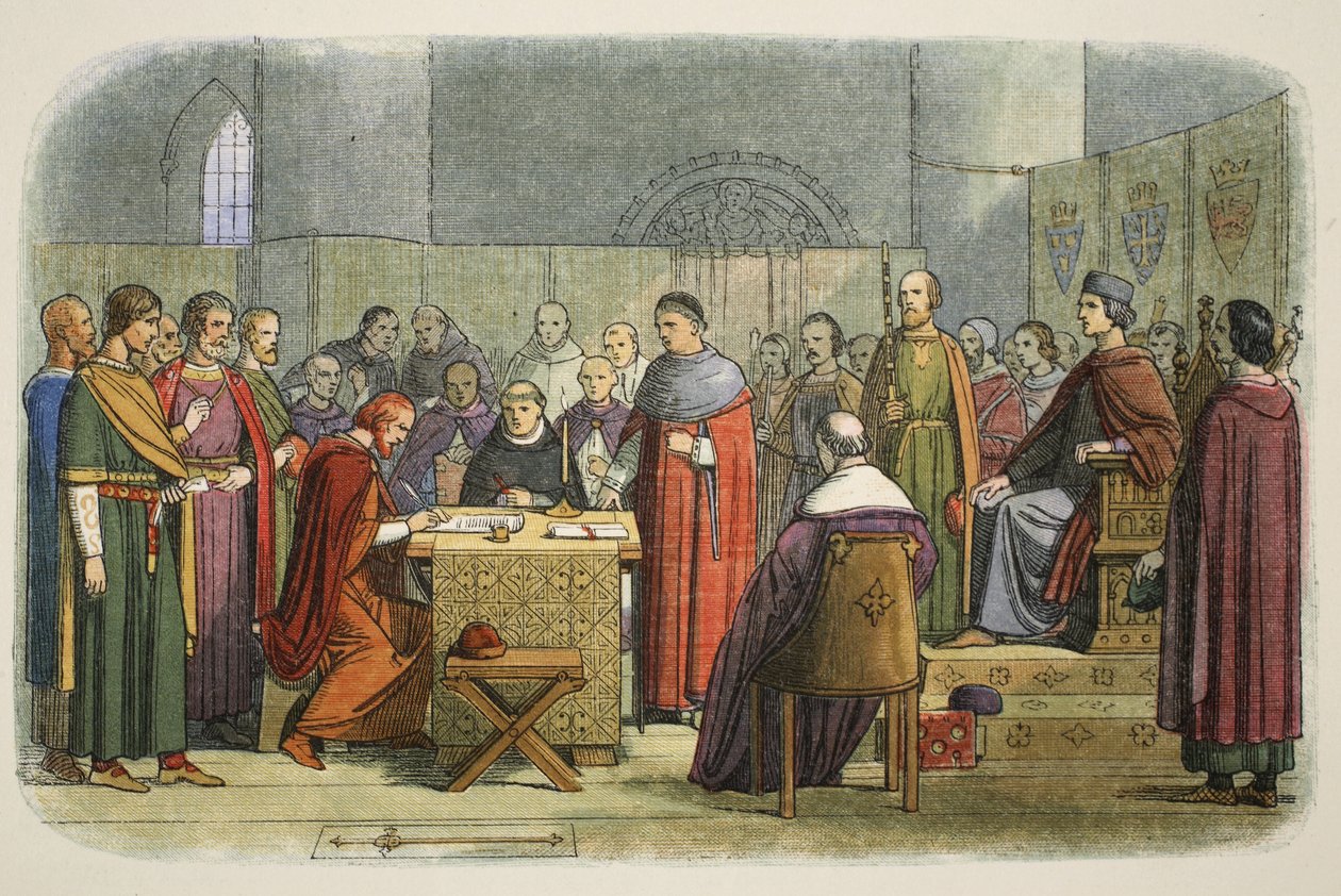 Edoardo riconosciuto come sovrano della Scozia, 1290, da Una cronaca dell