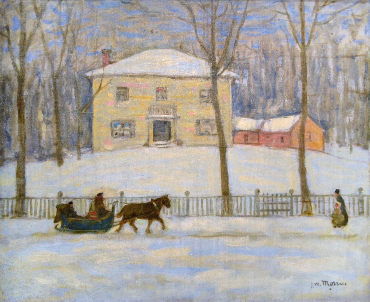 La vecchia casa Holton a Montreal da James Wilson Morrice