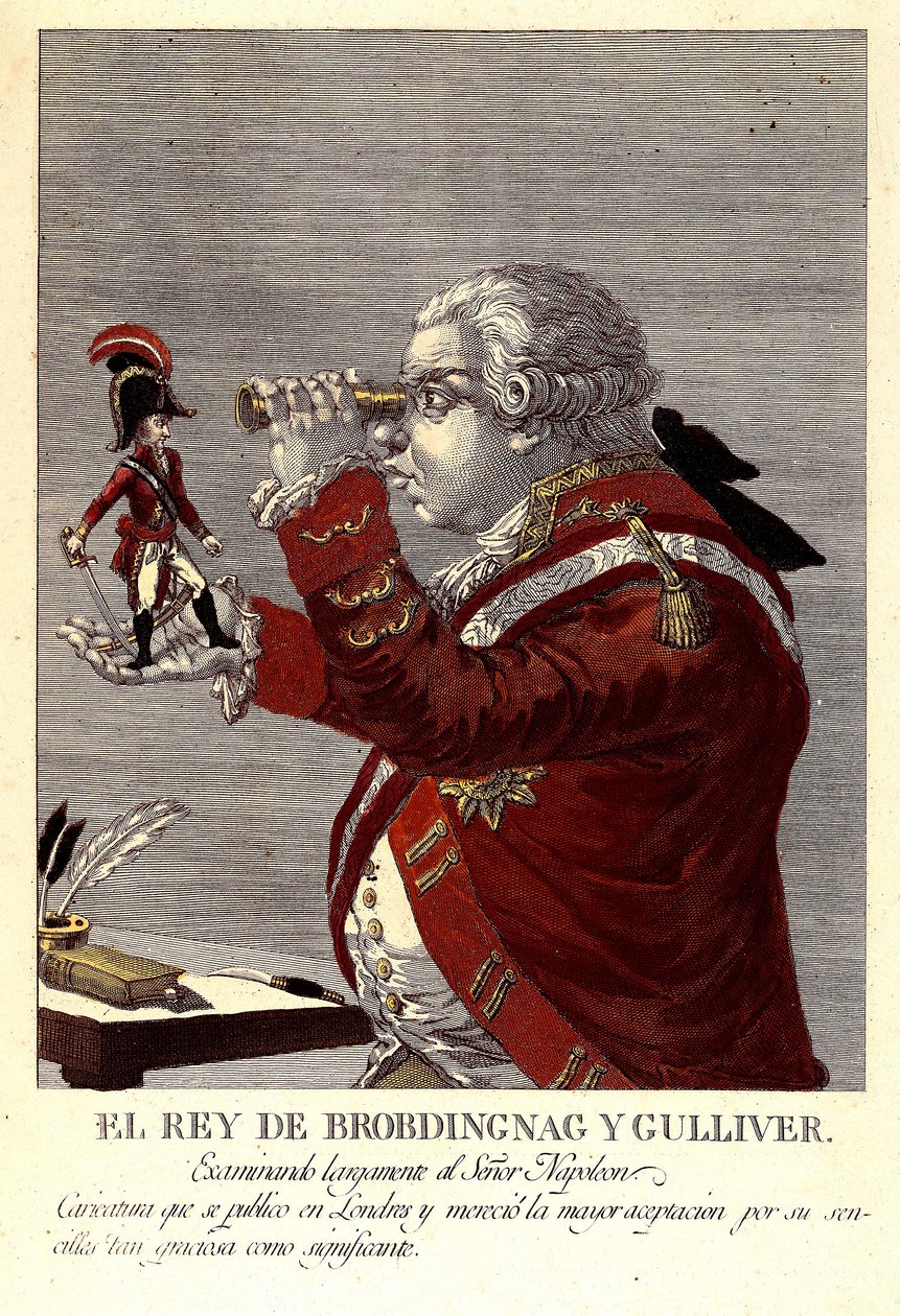 Il re di Brobdingnag e Gulliver da James (after) Gillray