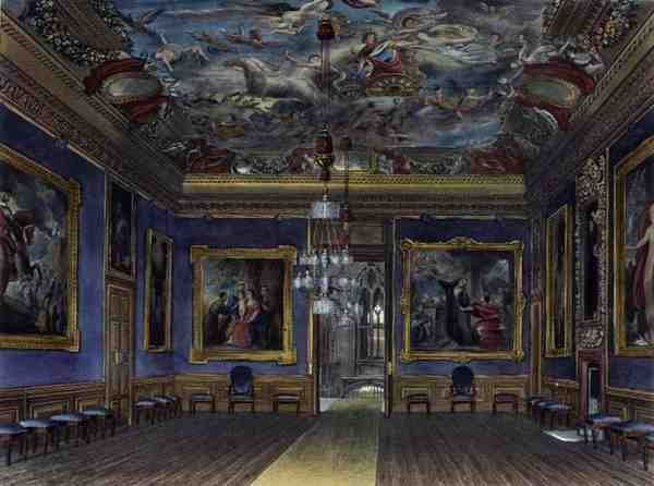 La Sala del Re, Castello di Windsor, da 