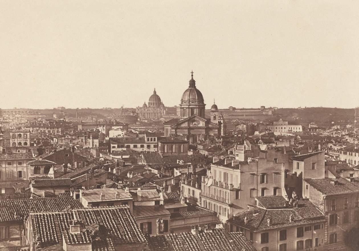 Veduta di Roma, c. 1855 (foto) da James (attr.to) Anderson