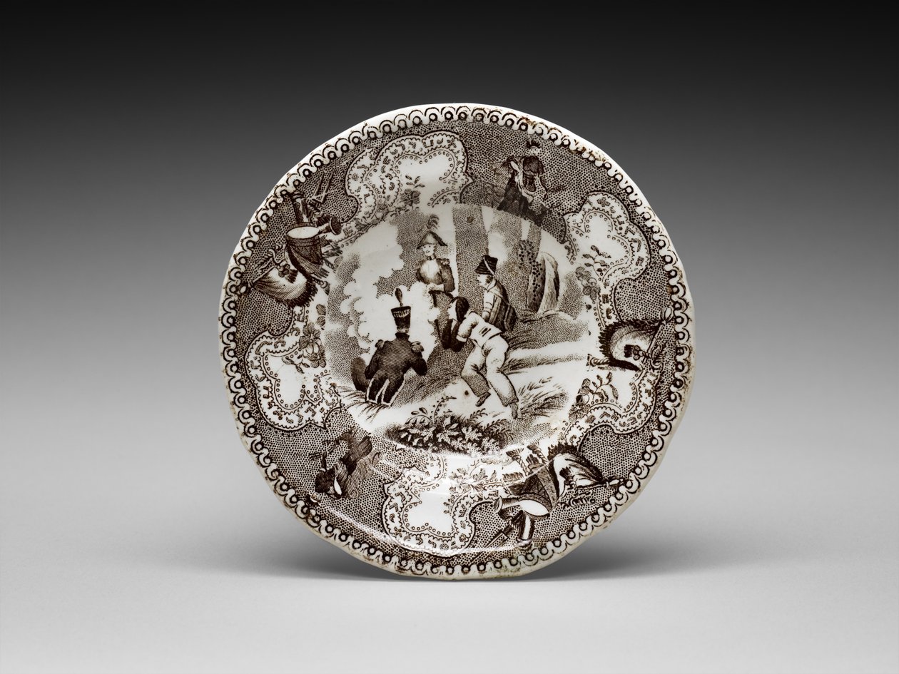 Piatto da tazza, c. 1837-1856 da James (attr.to) Beech