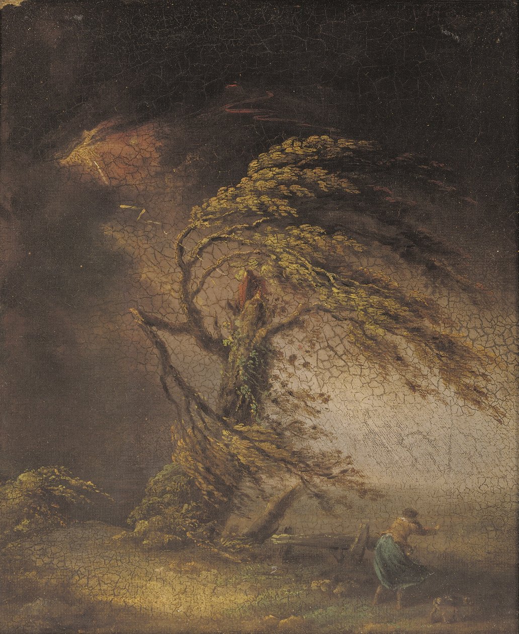 Un albero colpito da un fulmine da James (circle of) Ward