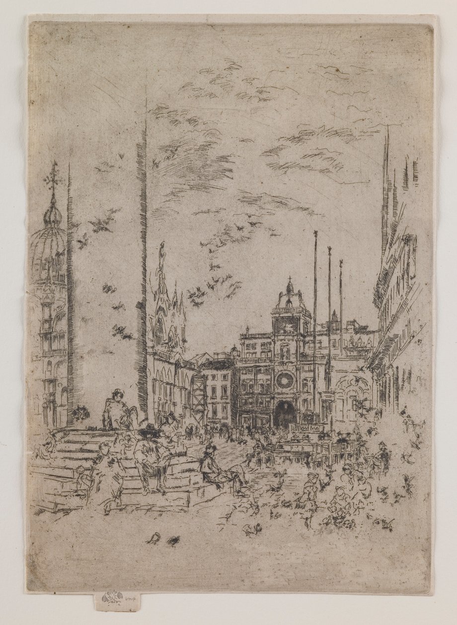 La Piazzetta da James Abbott McNeill Whistler