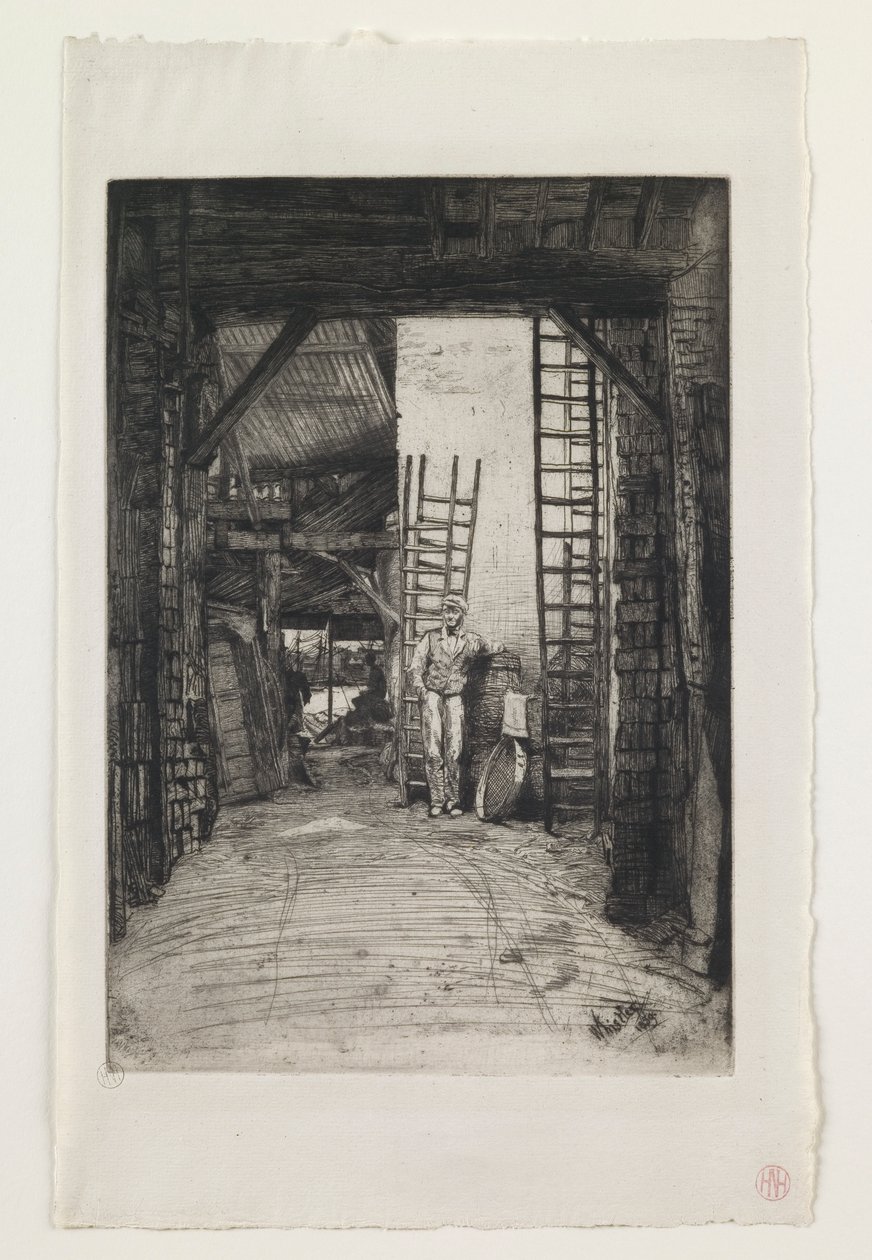 W. Jones, calcinatore, Thames Street da James Abbott McNeill Whistler