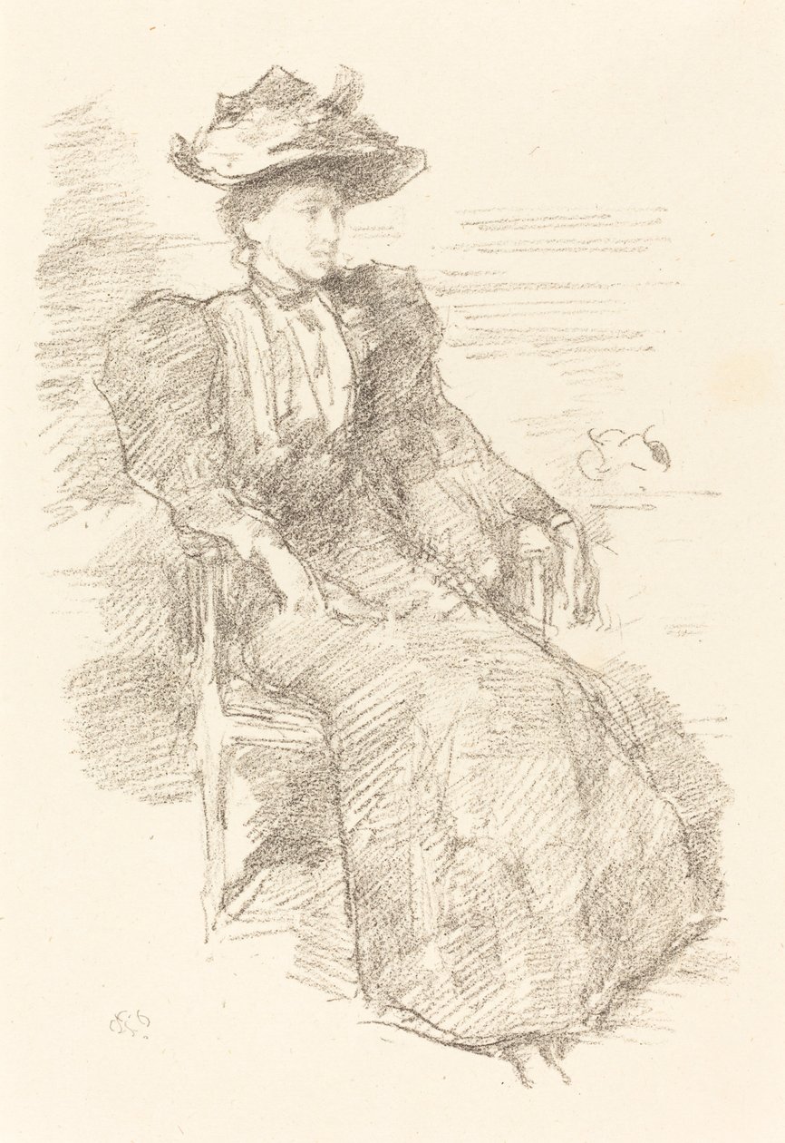 Un Ritratto: Mildred Howells, 1894-1896 da James Abbott McNeill Whistler