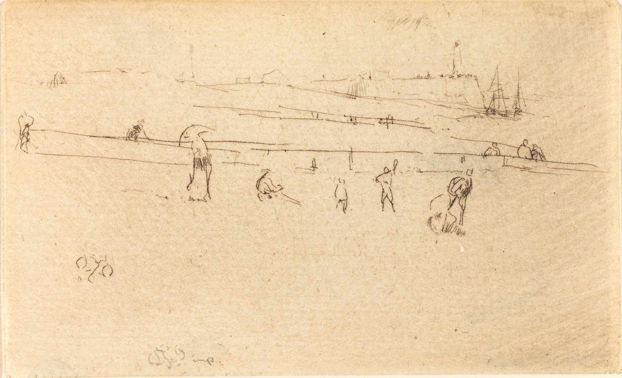 Uno schizzo a Dieppe da James Abbott McNeill Whistler