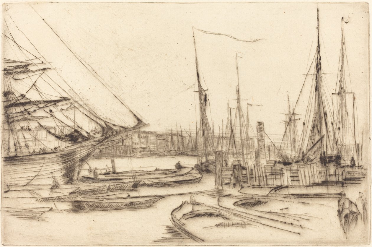 Uno schizzo da Billingsgate da James Abbott McNeill Whistler