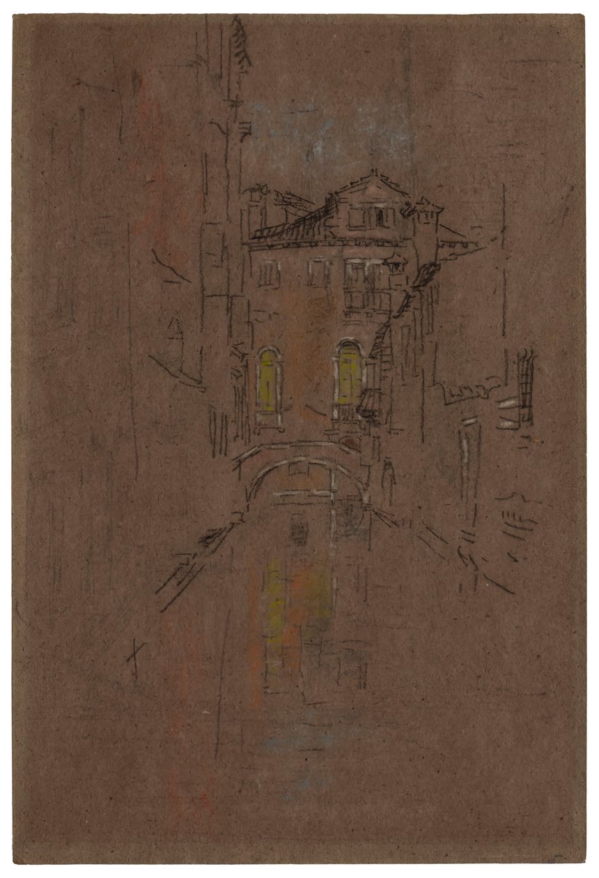 Un canale veneziano, 1879-1880 da James Abbott McNeill Whistler