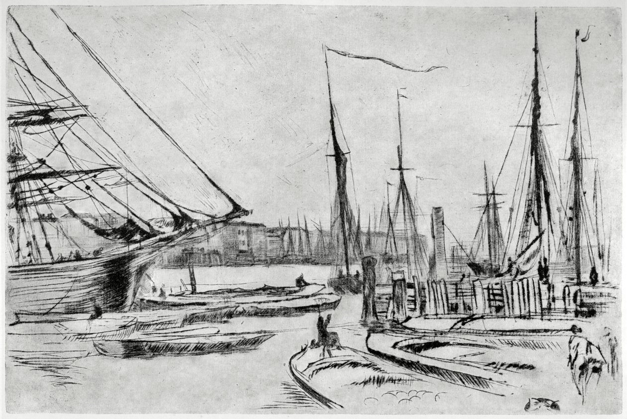 Uno schizzo da Billingsgate, XIX secolo 1904 da James Abbott McNeill Whistler
