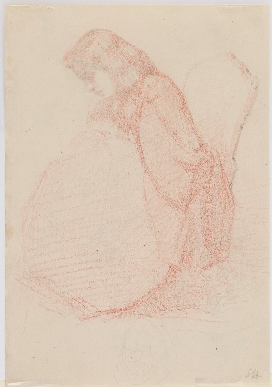 Un disegno bifacciale di Fumette e Clown danzanti, 1855-1859 da James Abbott McNeill Whistler