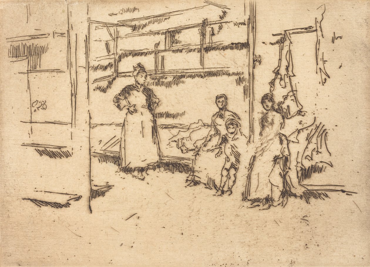 Dopo la Vendita, Hounsditch, ca. 1886-1888 da James Abbott McNeill Whistler