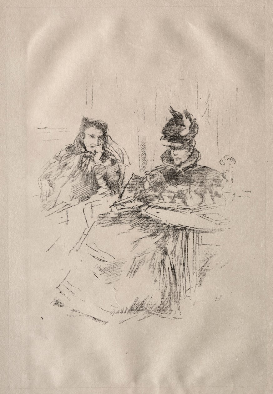 Tè del pomeriggio, Mrs. Phillips e Mrs. Charles Whibley da James Abbott McNeill Whistler
