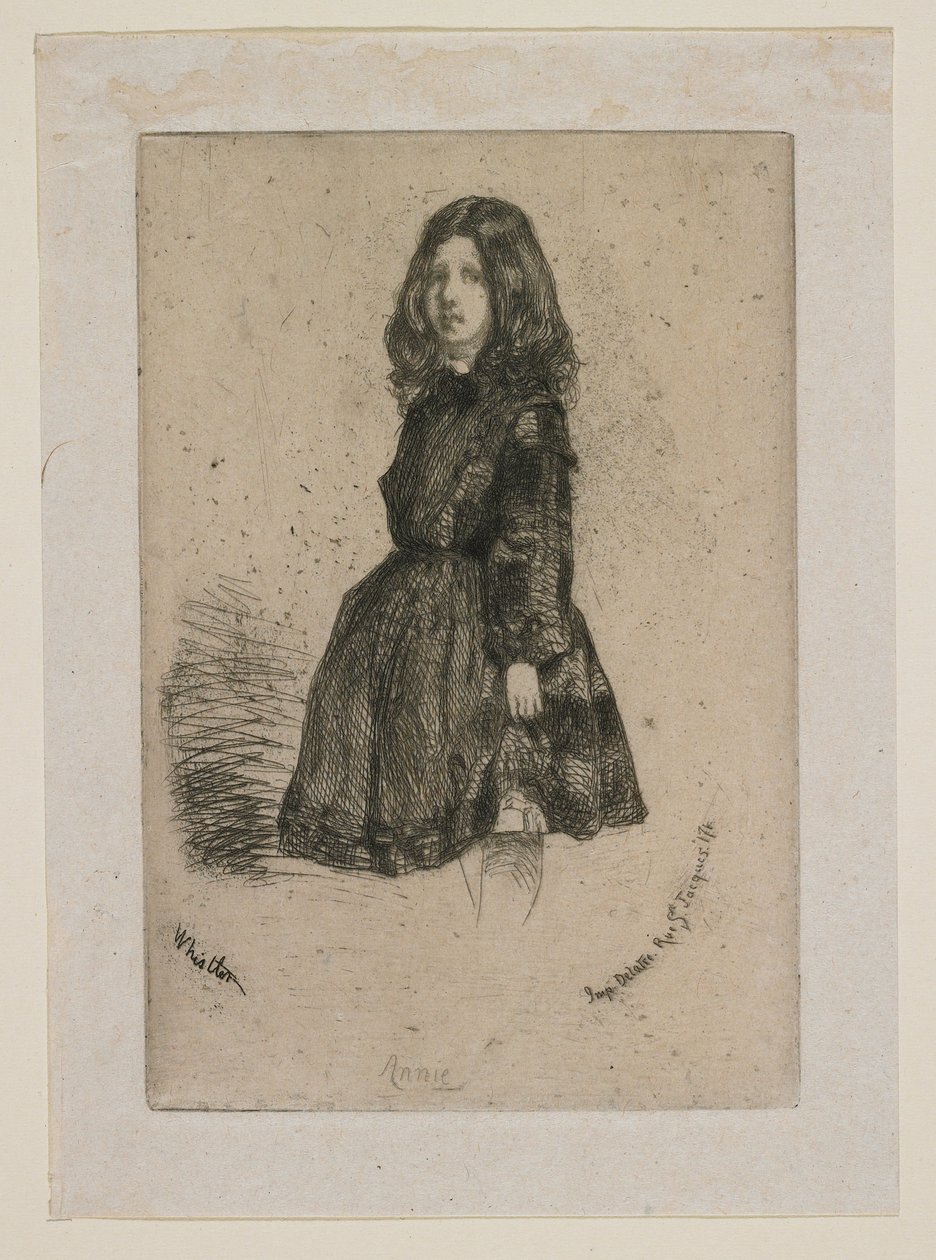 Annie da Dodici incisioni dalla natura da James Abbott McNeill Whistler