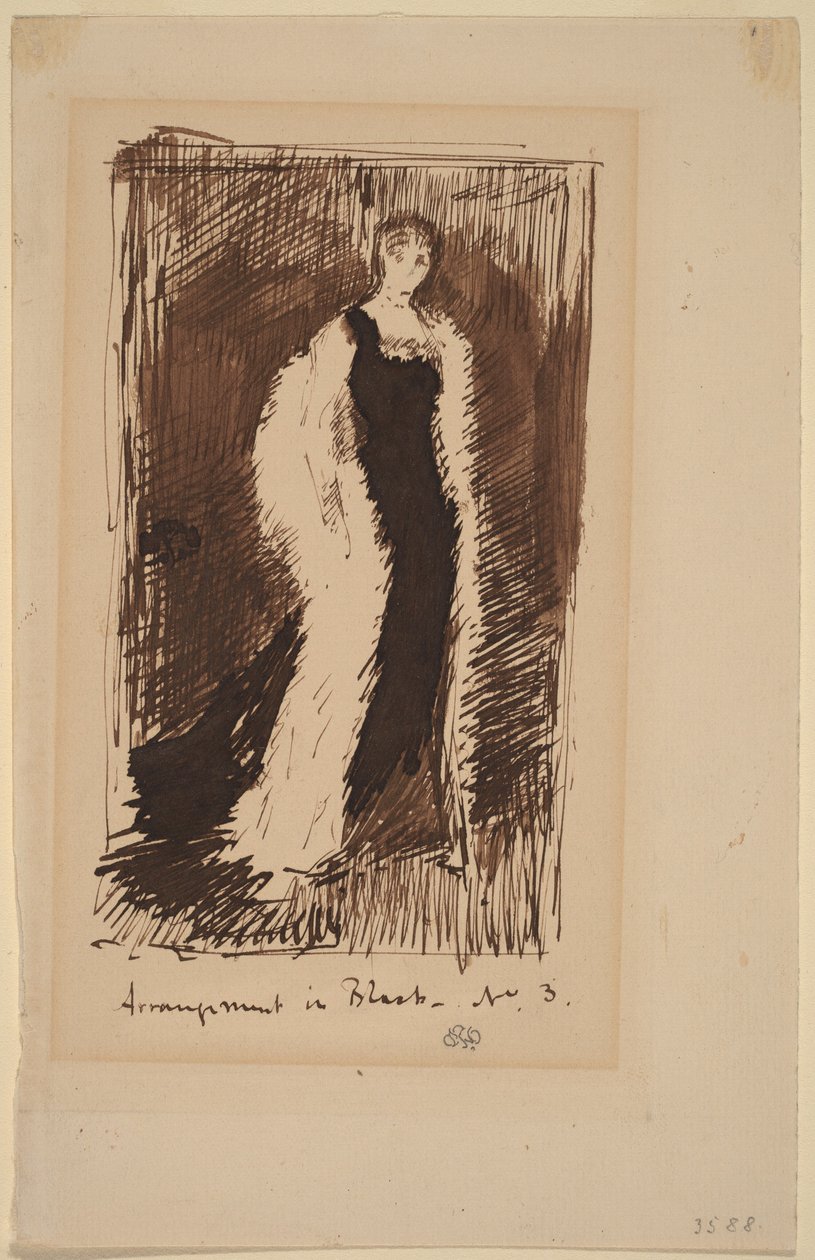 Arrangiamento in nero - No.3 da James Abbott McNeill Whistler