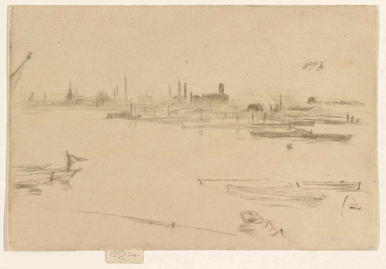 Mattina a Battersea, 1875 da James Abbott McNeill Whistler