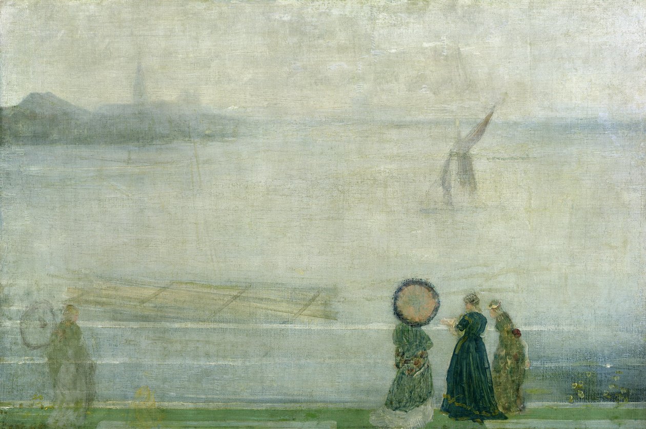 Battersea Reach dalle Case Lindsey, c.1864-71 da James Abbott McNeill Whistler