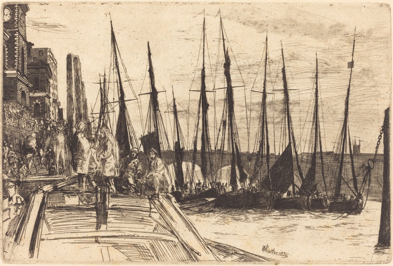 Billingsgate, 1859 da James Abbott McNeill Whistler