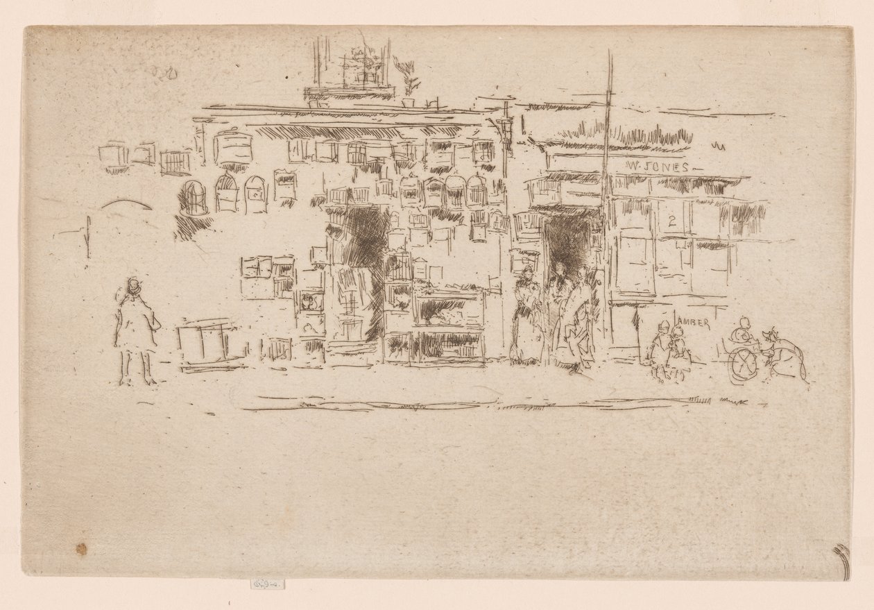 Gabbie per uccelli, Chelsea da James Abbott McNeill Whistler
