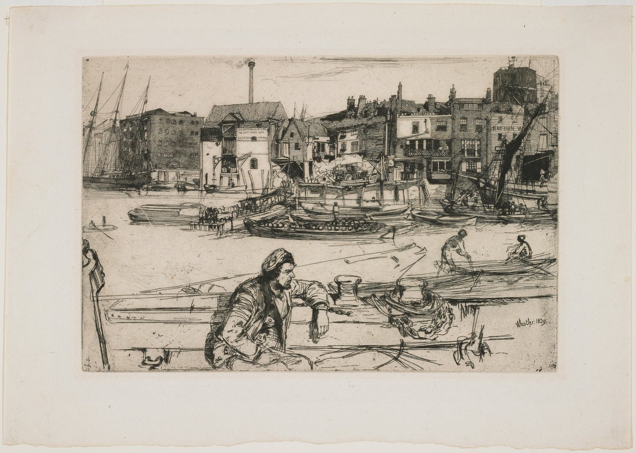 Molo del Leone Nero da James Abbott McNeill Whistler