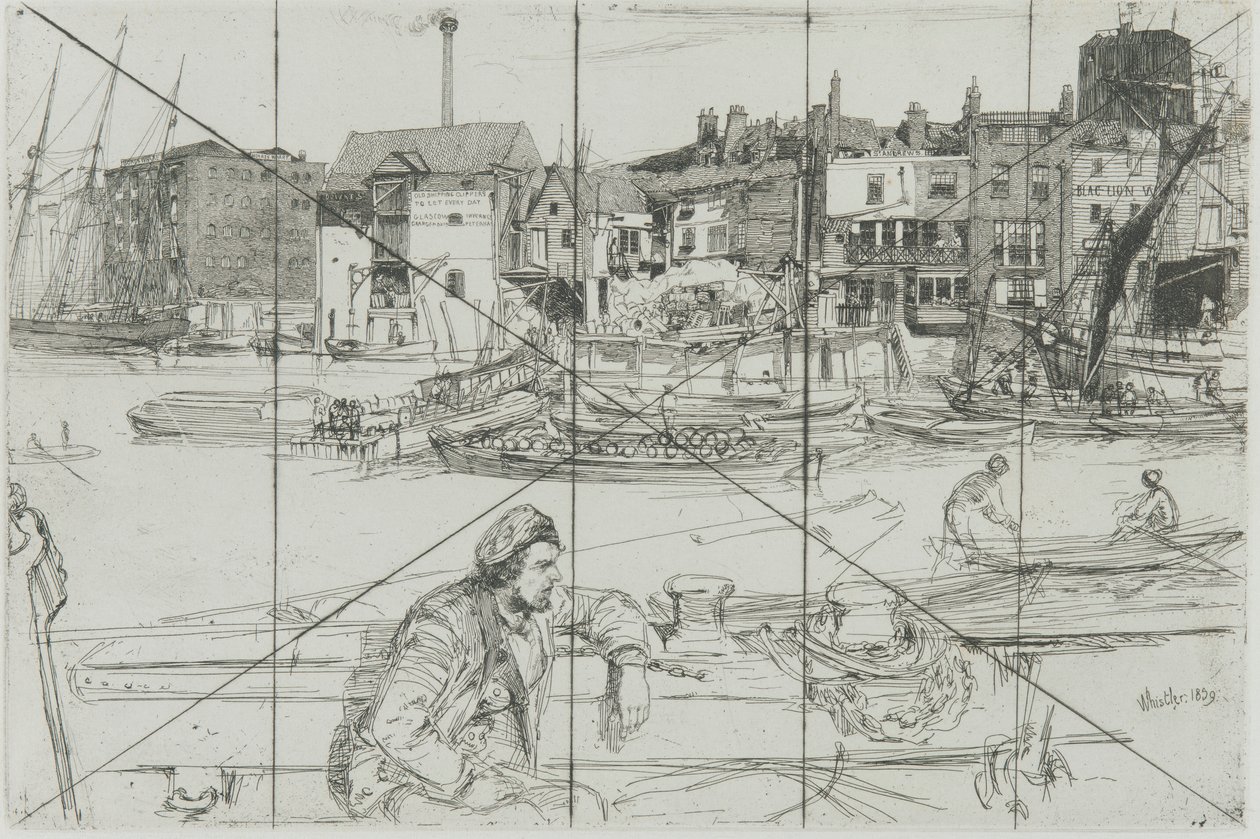 Black Lion Wharf da James Abbott McNeill Whistler