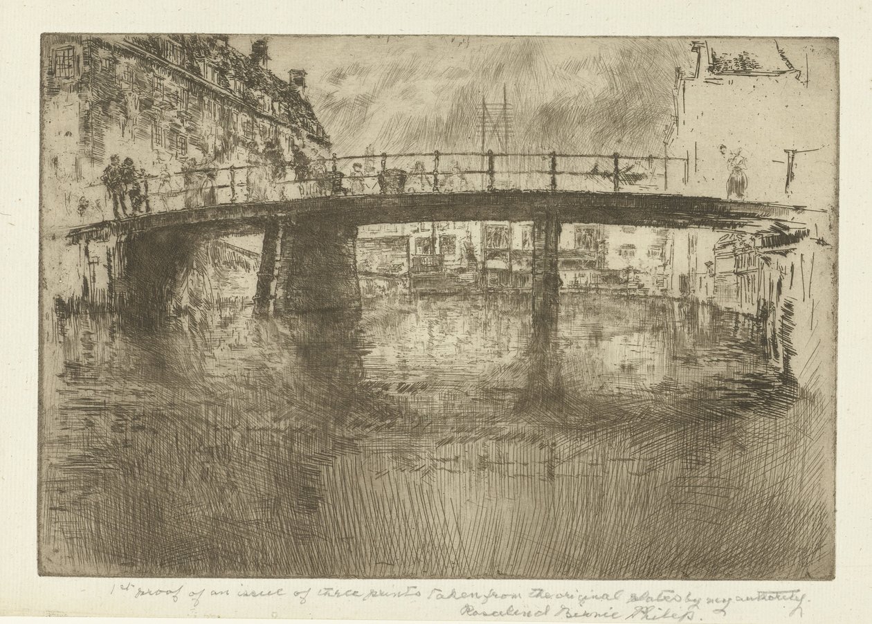 Ponte ad Amsterdam da James Abbott McNeill Whistler