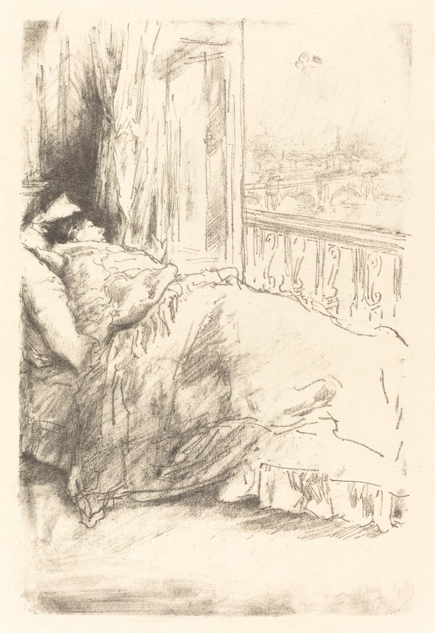 Dal balcone, 1896 da James Abbott McNeill Whistler
