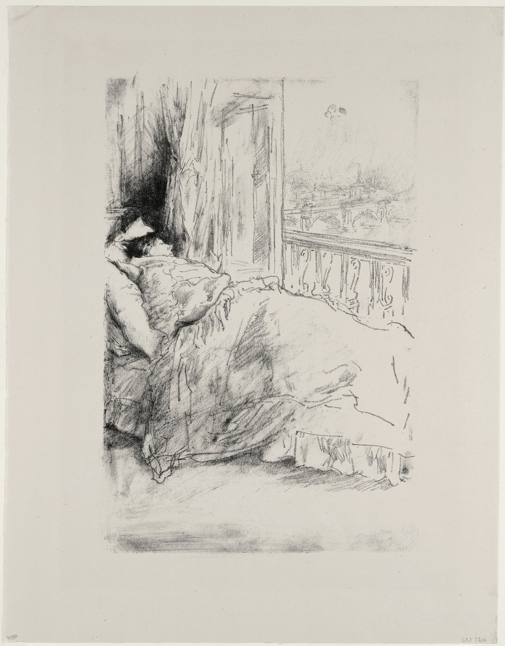 Dal balcone, 1896 da James Abbott McNeill Whistler