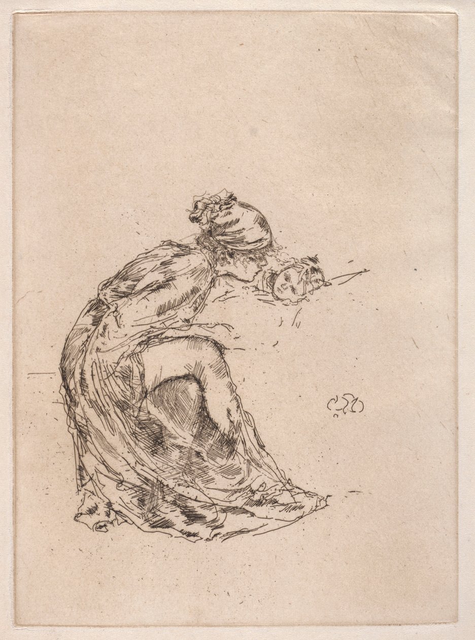 Cameo, No. 1 Madre e Figlio, c. 1890-1893 da James Abbott McNeill Whistler