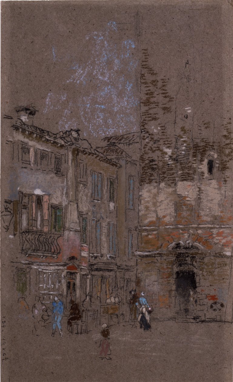 Campanile Santa Margherita, 1879-80 da James Abbott McNeill Whistler