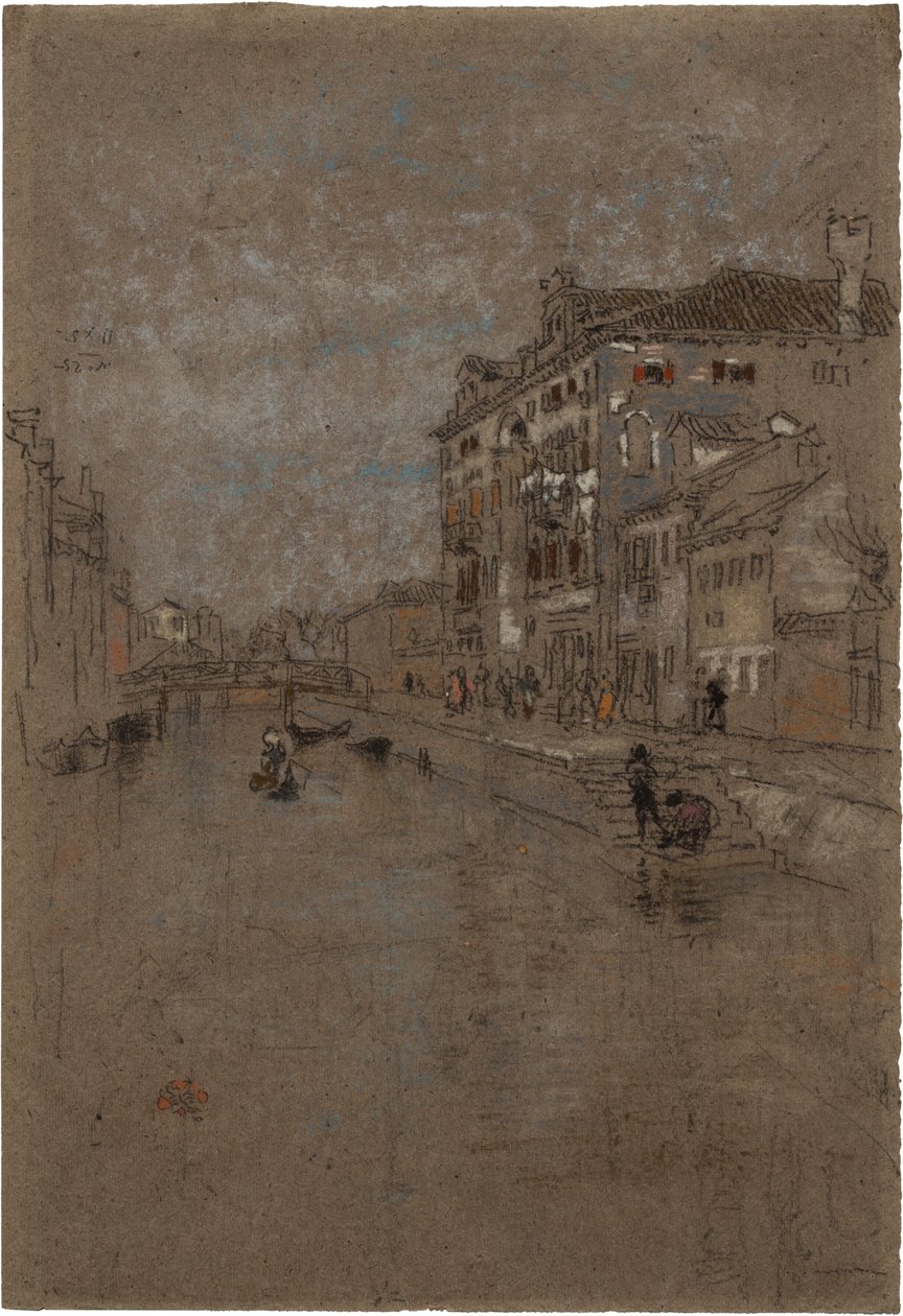 Canale a Venezia (Magazzino del tabacco) da James Abbott McNeill Whistler
