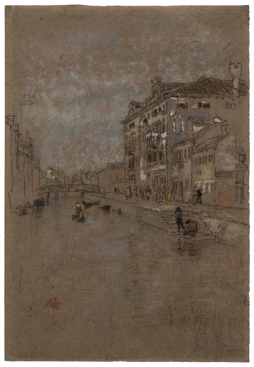 Canale a Venezia Magazzino del Tabacco, 1879-1880 da James Abbott McNeill Whistler