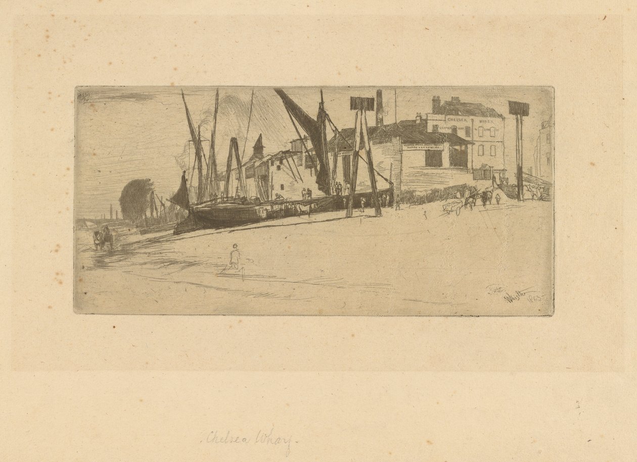 Chelsea Wharf da James Abbott McNeill Whistler