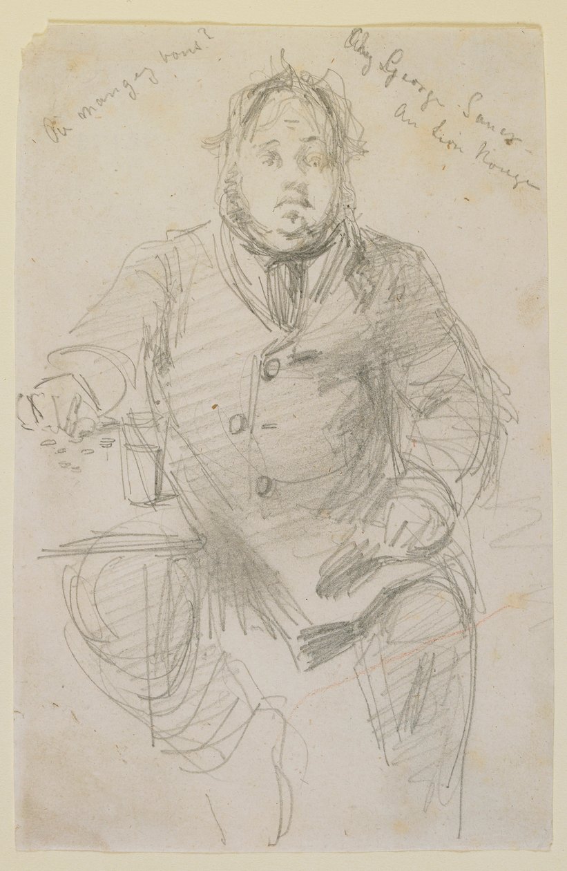 Chez George Sauer a Lion Rouge, 1858 da James Abbott McNeill Whistler