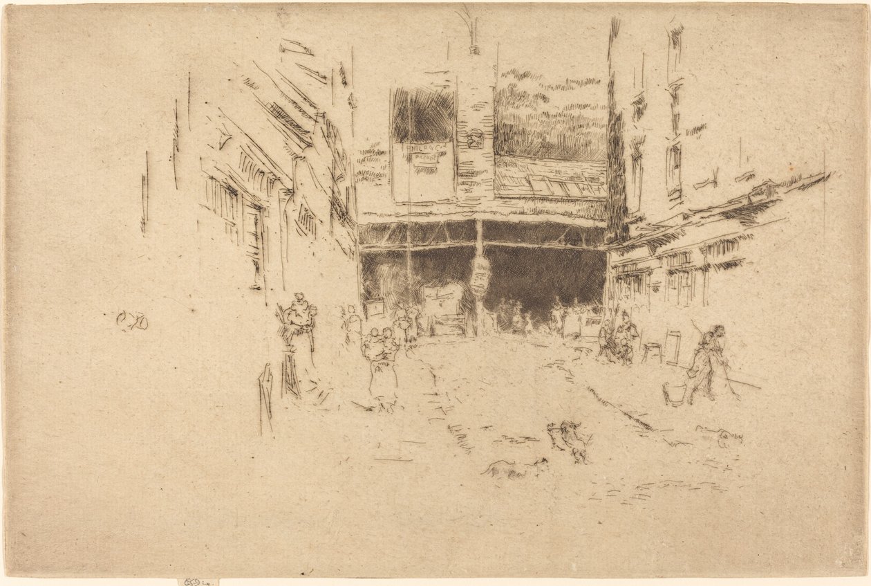 Scambio di Vestiti, No.I, 1887 da James Abbott McNeill Whistler