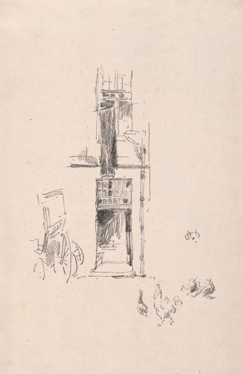 Galli e Galline, Hotel Colbert da James Abbott McNeill Whistler
