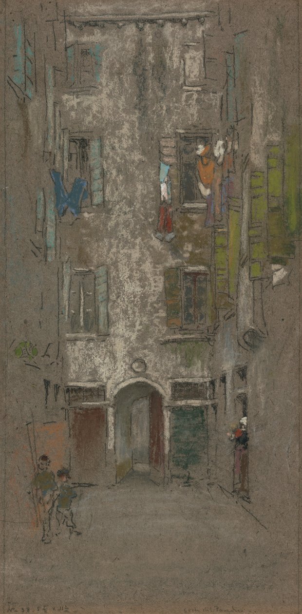 Corte del Paradiso da James Abbott McNeill Whistler