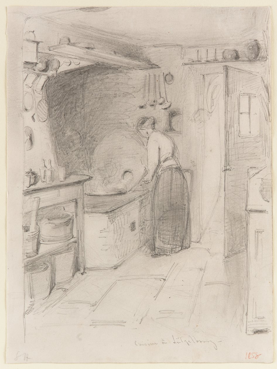 Cucina a Lutzelbourg da James Abbott McNeill Whistler