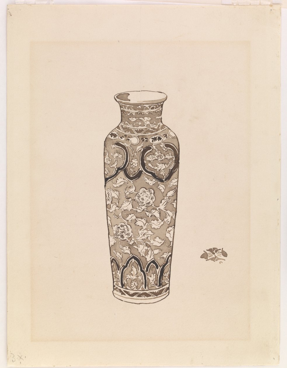 Vaso cilindrico da James Abbott McNeill Whistler