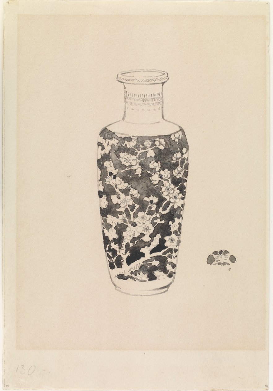 Vaso cilindrico con collo spesso da James Abbott McNeill Whistler