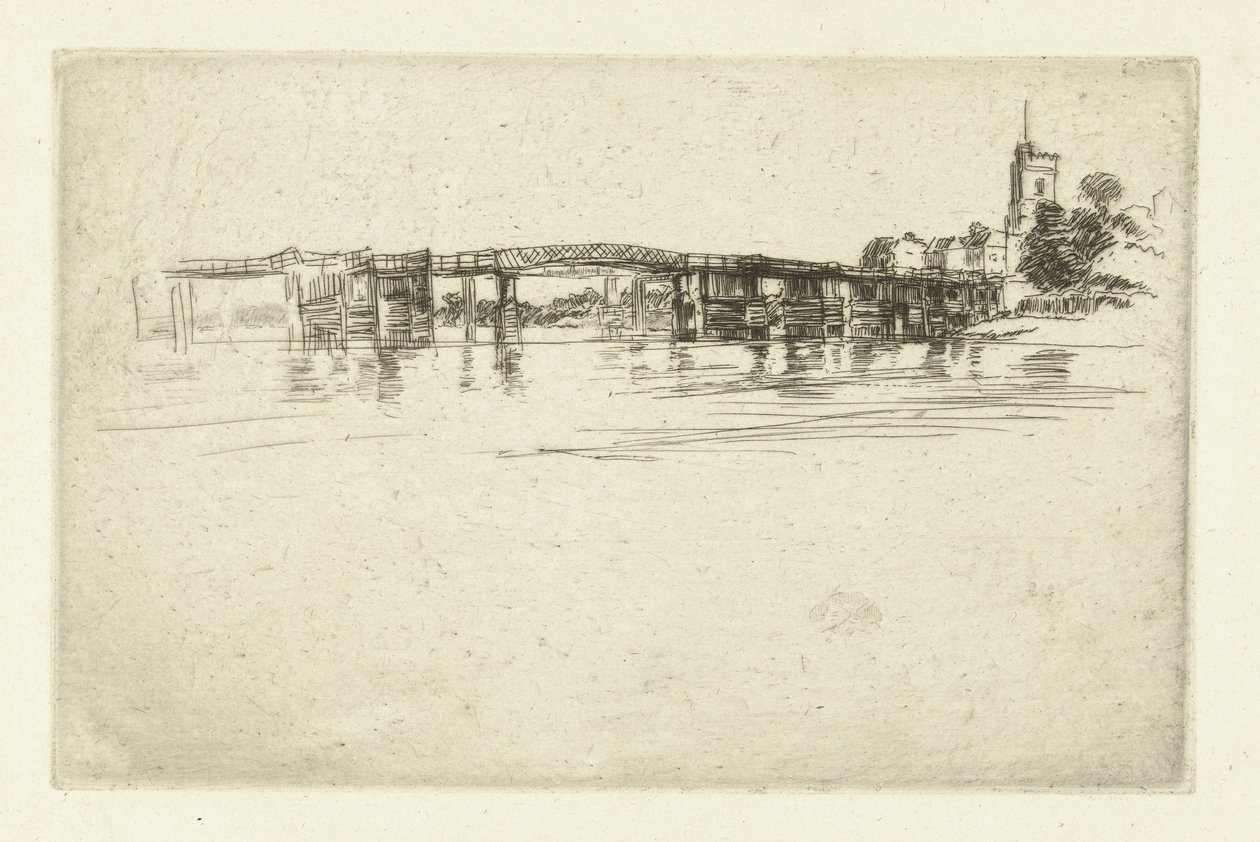 Il piccolo ponte di Putney da James Abbott McNeill Whistler